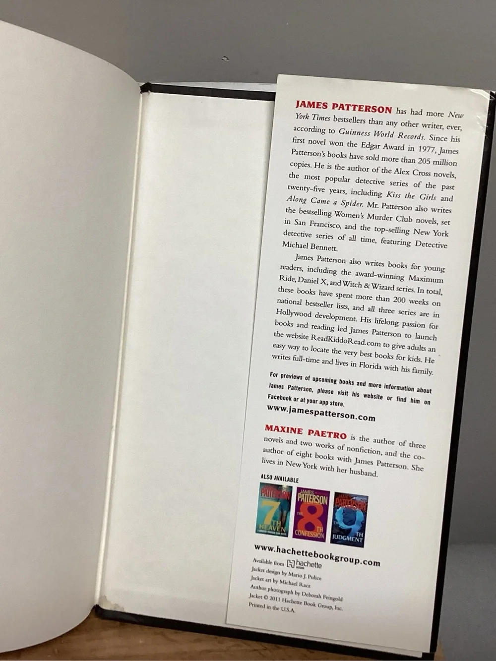 🔴 - 10TH Anniversary - James Patterson & Maxine Paetro - Hardback / Hardcover